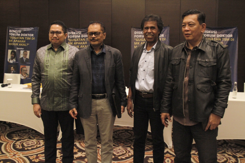 Forum Doktor gelar diskusi Gugatan TSM di MK Apa Masuk Akal (Ashar/SinPo.id)