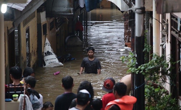 Ilustrasi banjir Jakarta. (SinPo.id/dok Pemprov DKI)