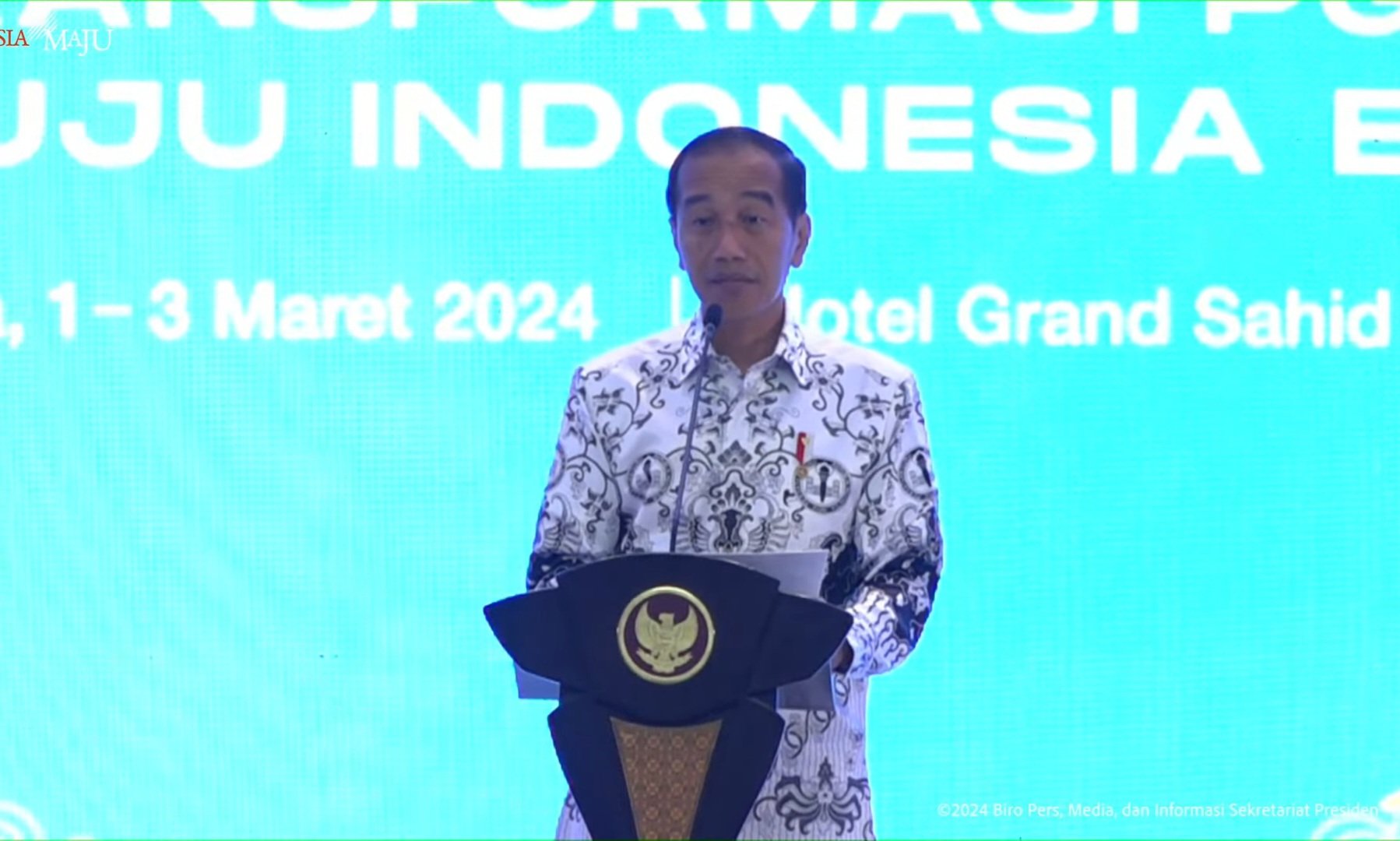 Presdien Jokowi (SinPo.id/Youtube)