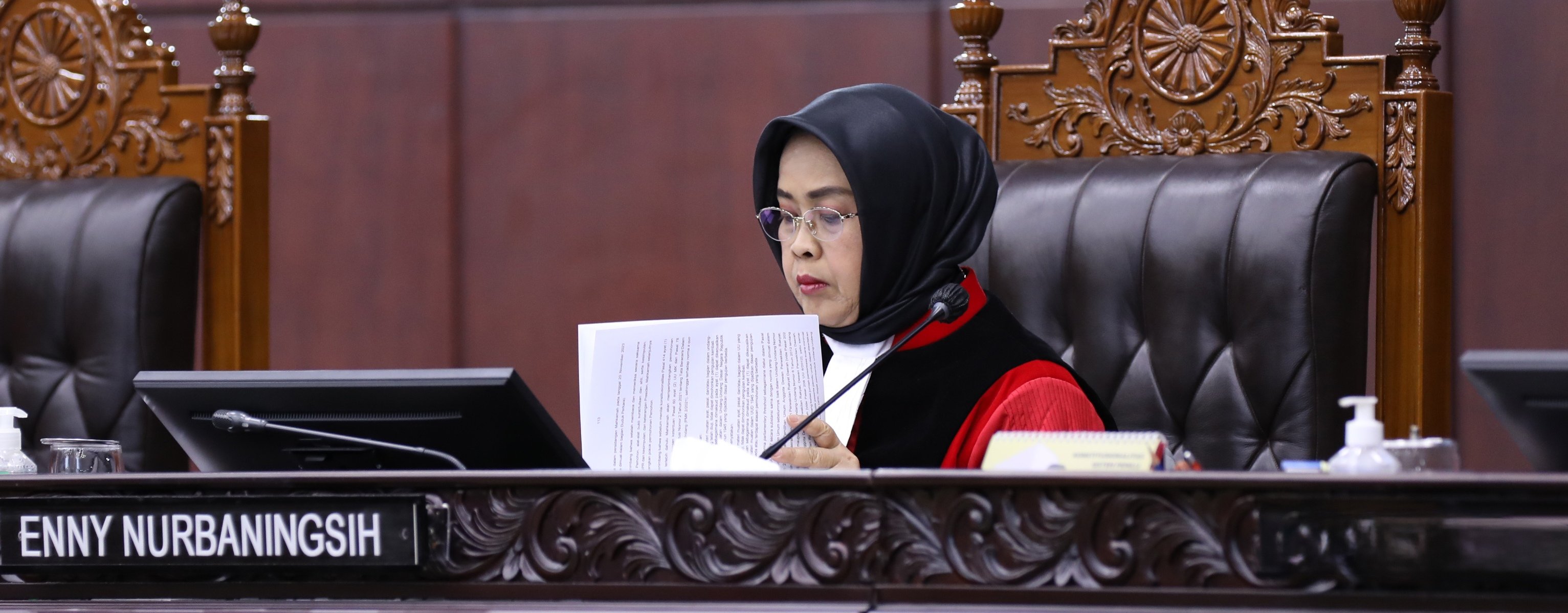 Hakim Mahkamah Konstitusi Enny Nurbaningsih. (Foto: SinPo.id/dok.  MK)