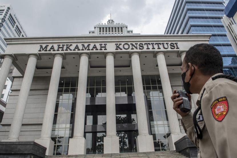 Ilustrasi. Gedung Mahkamah Konstitusi (MK), Jalan Medan Merdeka Barat, Jakarta Pusat pada 3 Oktober 2022. (SinPo.id/Antara)
