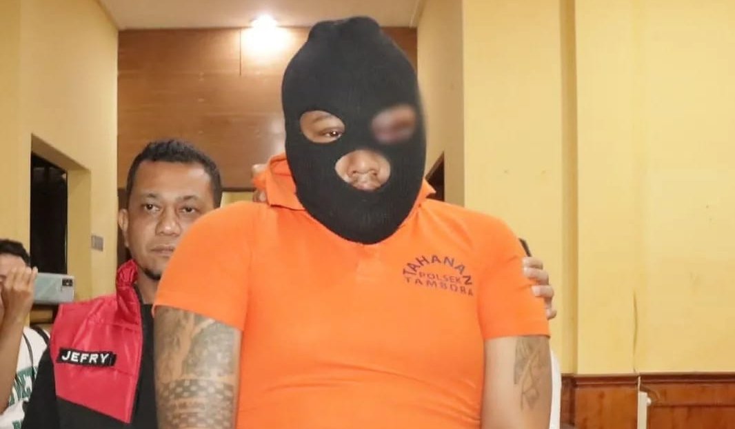 Pelaku kasus Curas yang ditangkap Polsek Tambora (SinPo.id/ Humas Polres Jakbar)