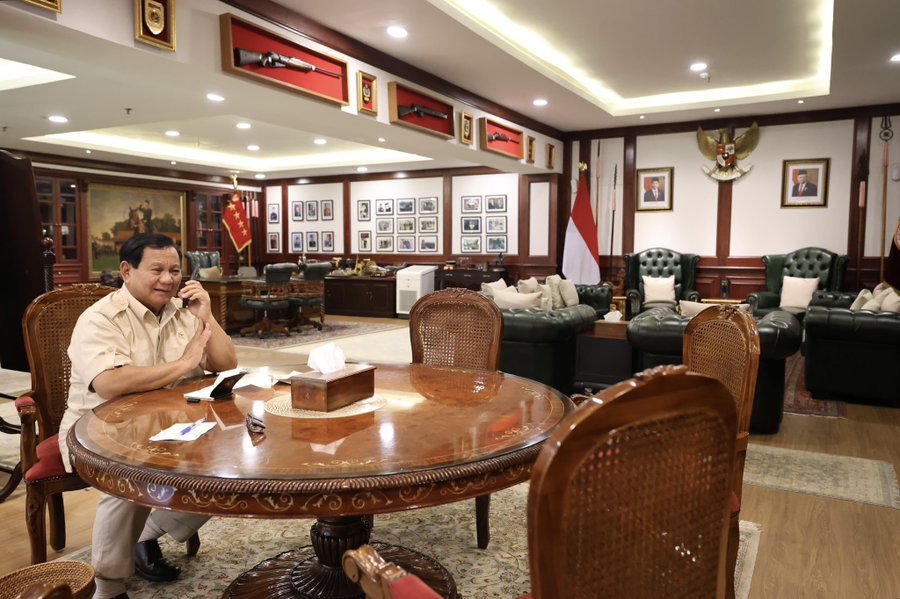 Prabowo terima telepon dari PM Jepang via telepon (Sinpo.id/Tim Media)