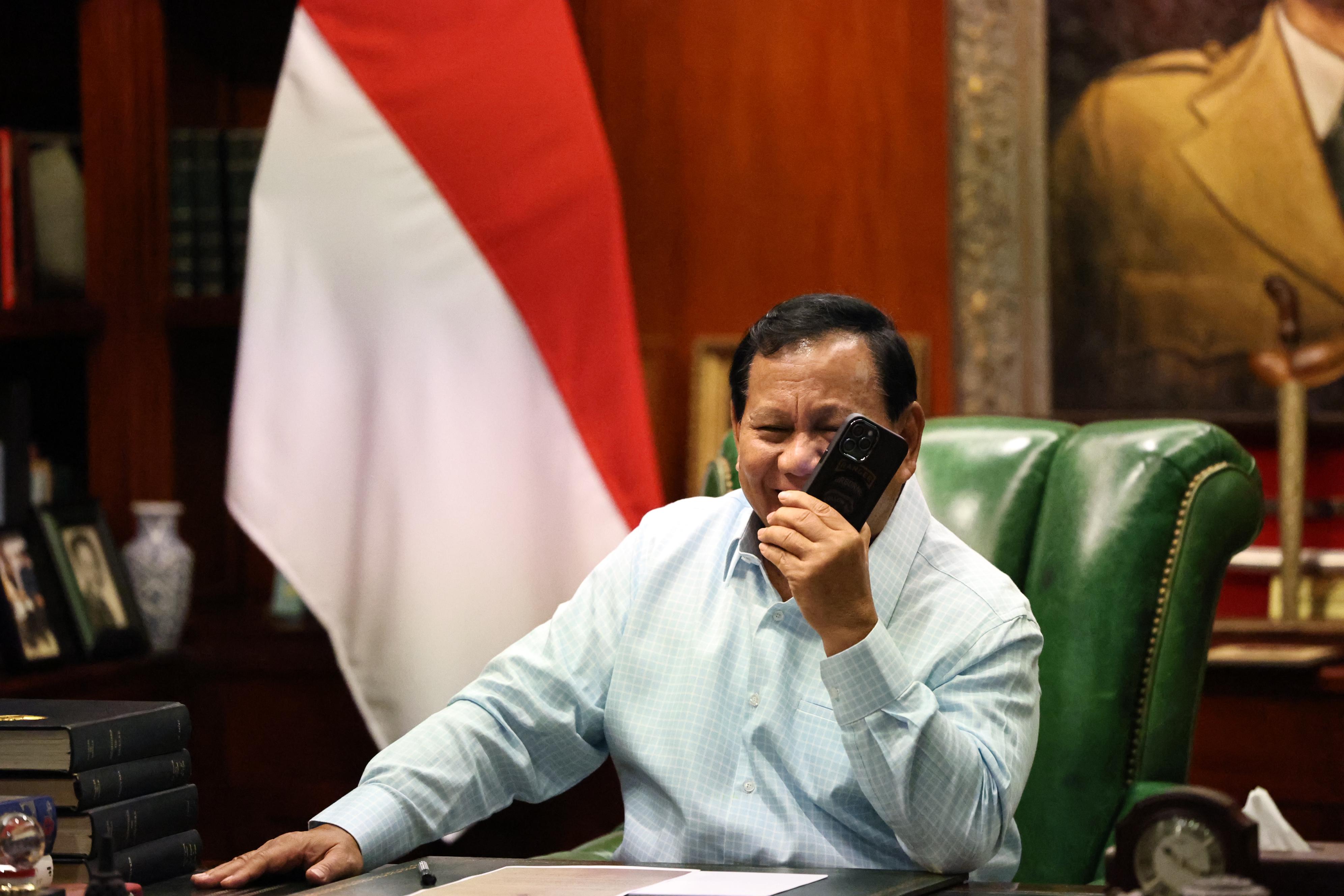 Prabowo terima ucapan selamat jadi presiden dari Joe Biden via telepon (SinPo.id/tkn)
