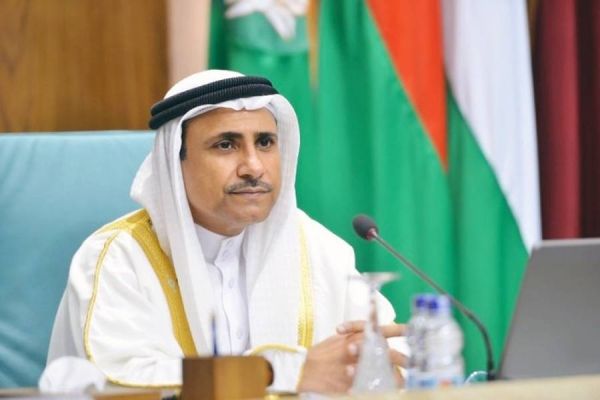 Ketua Parlemen Arab Adel bin Abdulrahman Al-Asoumi. (SinPo.id/Saudi Gazette)