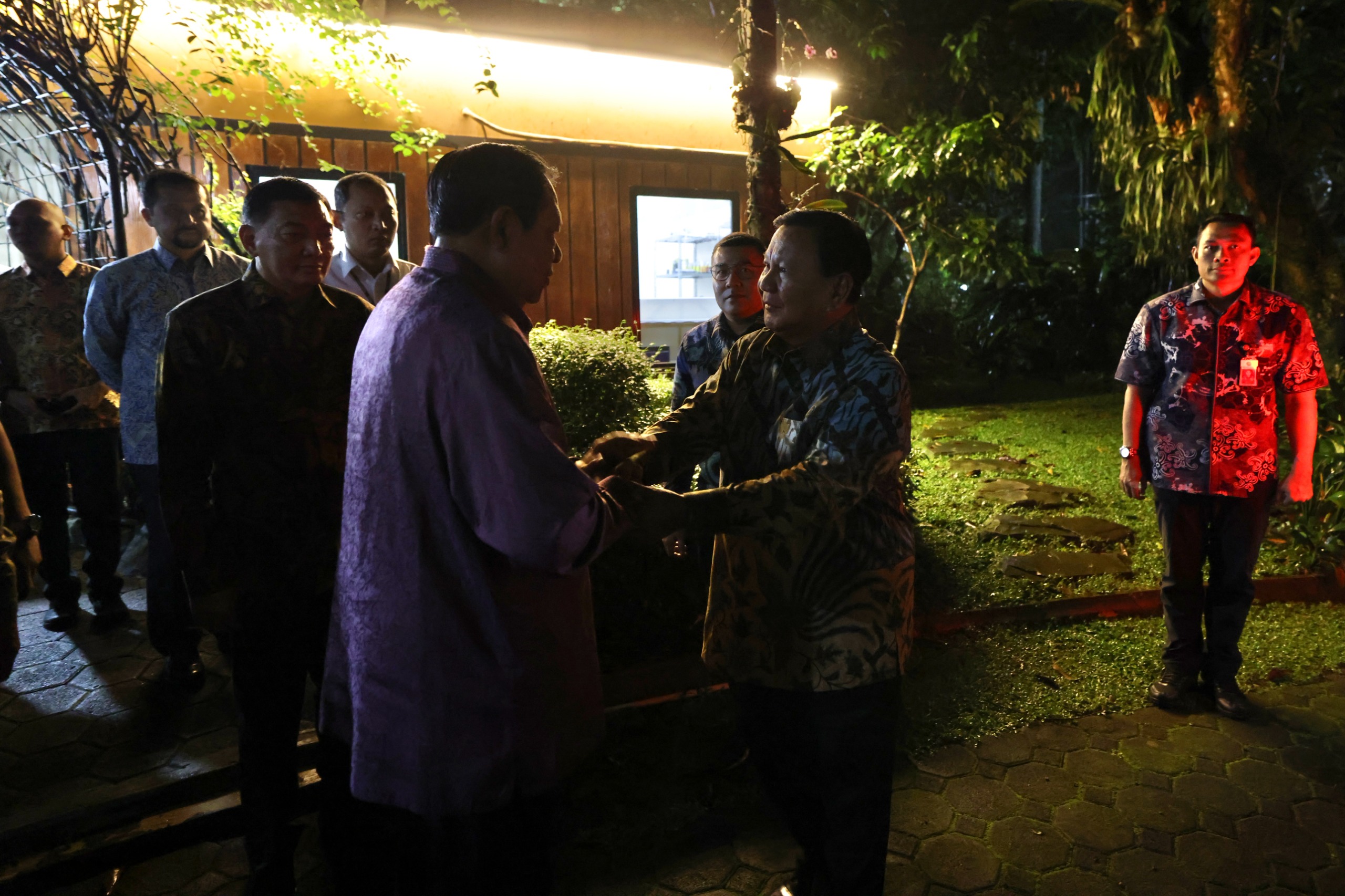 Prabowo silaturahmi dengan SBY (SinPo.id/tkn)