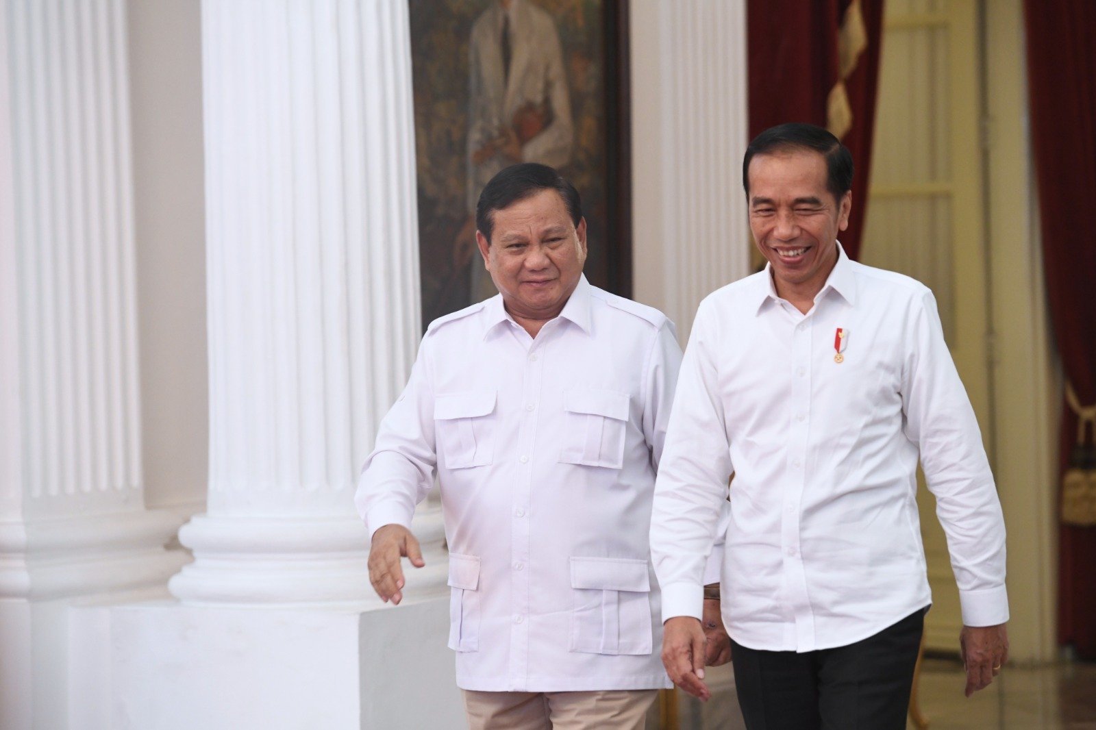 Prabowo Subianto dan Presiden Joko Widodo (SinPo.id/ Setkab)