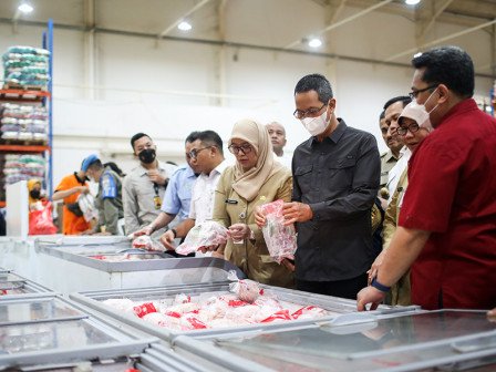 Pj Gubernur DKI Jakarta Heru Budi Hartono tinjau stok pangan jelang lebaran (SinPo.id/Beritajakarta)