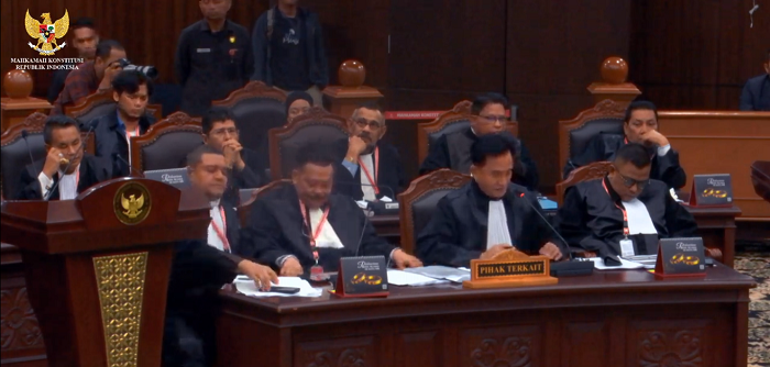 Tim hukum Prabowo-Gibran (SinPo.id/ Tangkapan layar)