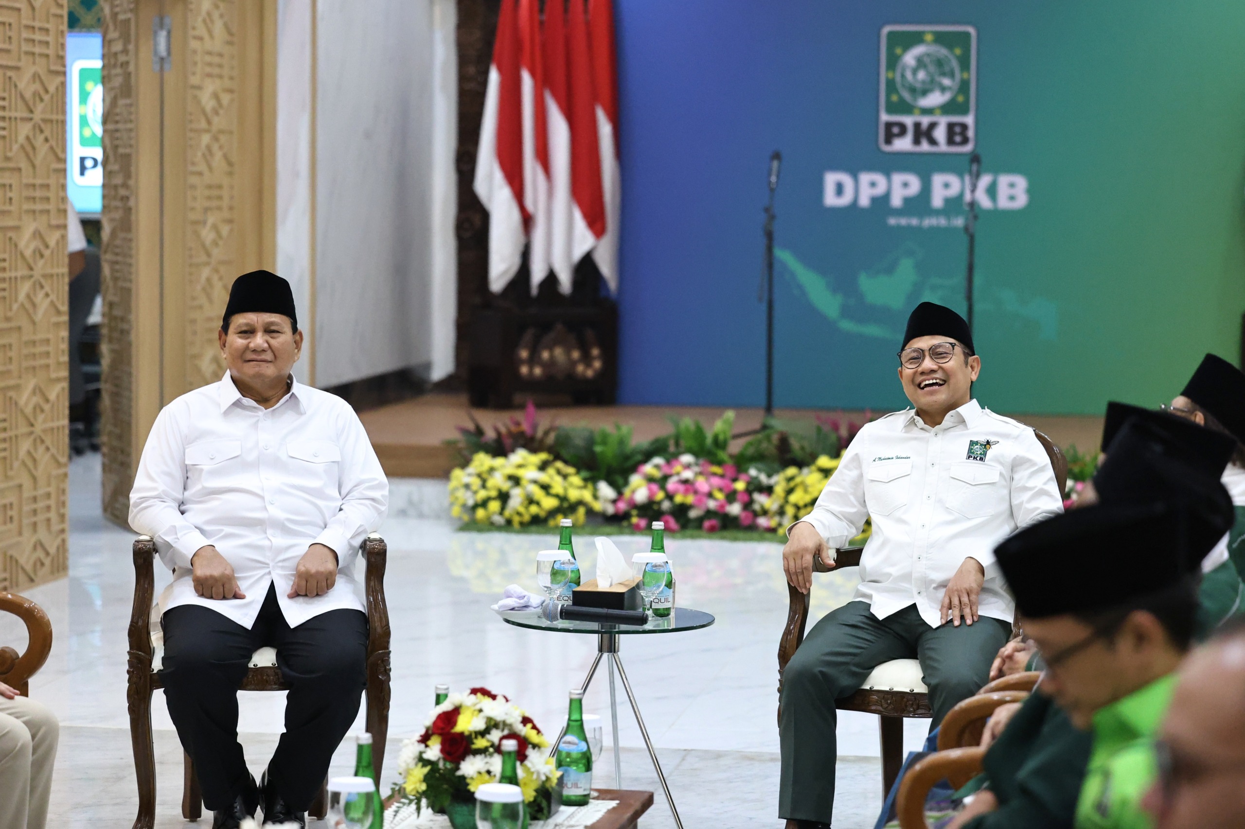 Prabowo Subianto sambangi DPP PKB (SinPo.id/Tkn)