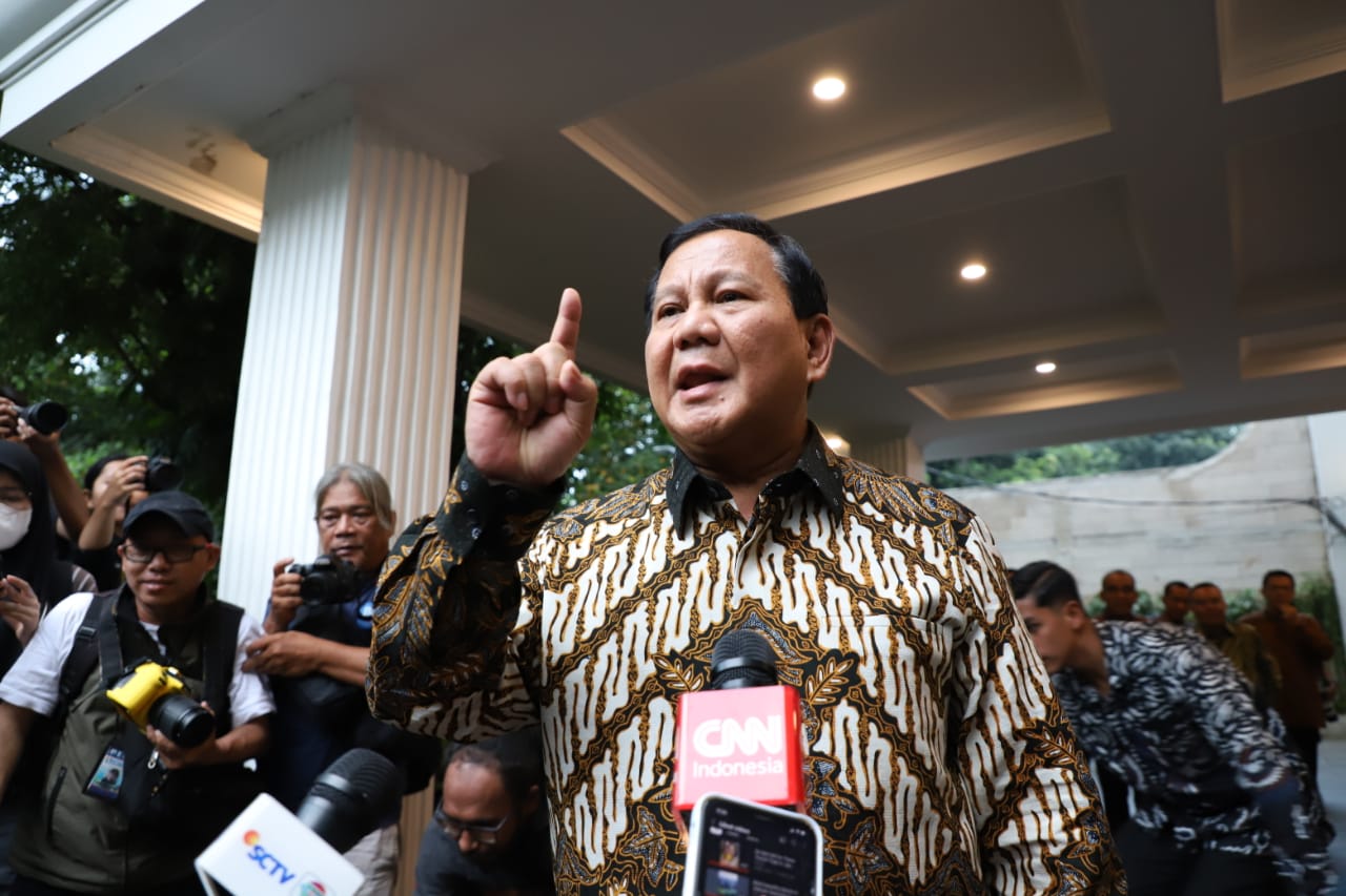 Presiden terpilih Prabowo Subianto (SinPo.id/ Ashar)