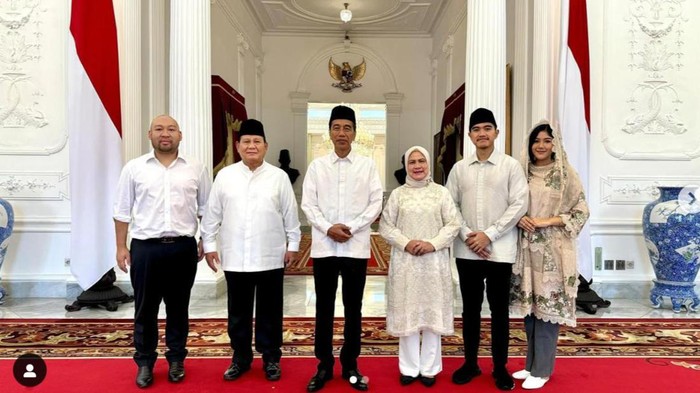 Prabowo kunjungi Jokowi di hari Lebaran kedua (Dok. Instagram Kaesang)