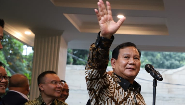 Presiden terpilih Prabowo Subianto (SinPo.id/ Ashar)