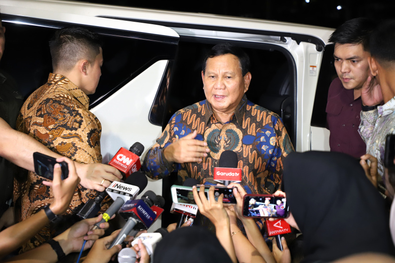 Calon presiden terpilih 2024, Prabowo Subianto. (Ashar/SinPo.id)