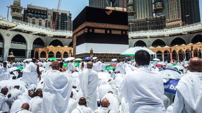 Jamaah Ibadah Haji di Tanah Suci Masjidil Haram (SinPo.id/Kemeneg)