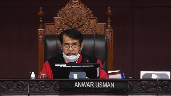 Hakim Mahkamah Konstitusi Anwar Usman. (SinPo.id/Antara)