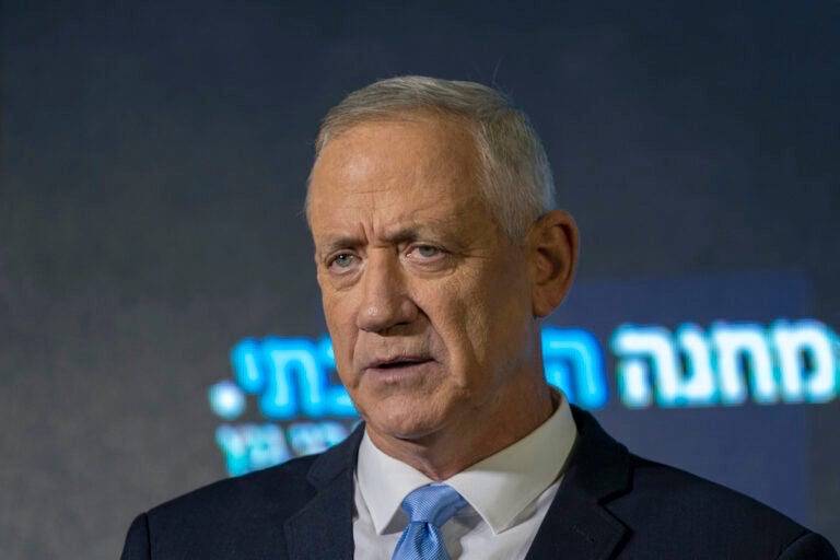 Anggota kabinet perang Israel, Benny Gantz. (SinPo.id/AP Photo)