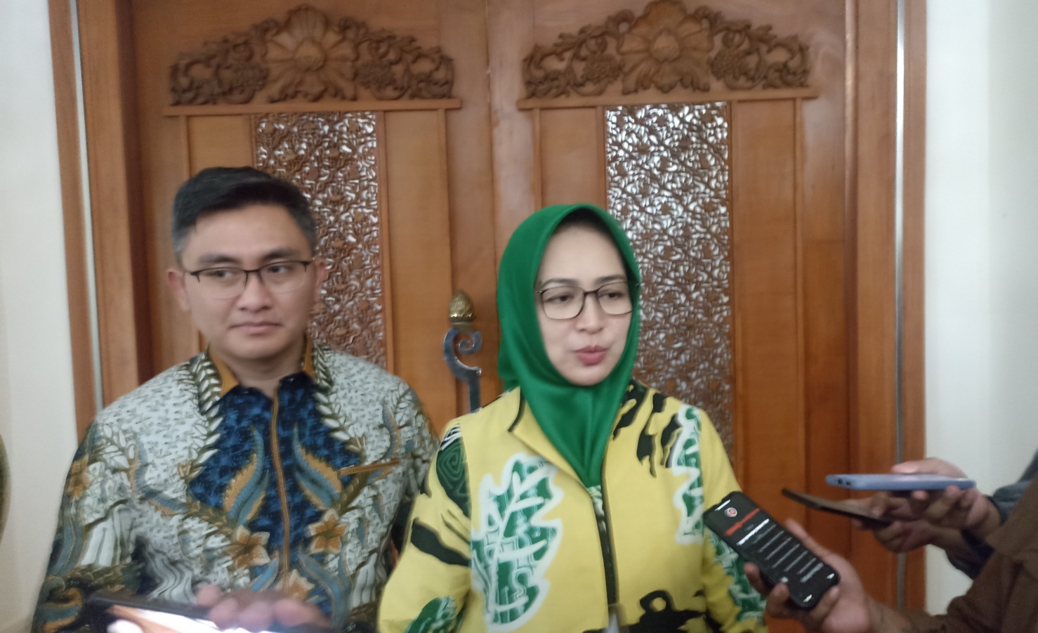 Mantan Wali Kota Tangerang Selatan (Tangsel) Airin Rachmy Diany . (SinPo.id/Sigit Nuryadin)