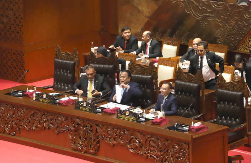 DPR RI gelar Rapat Paripurna Pembukaan Masa Persidangan V Tahun Sidang 2023-2024 di Nusantara II, Kompleks Parlemen, Senayan (SinPo.id/ Ashar)