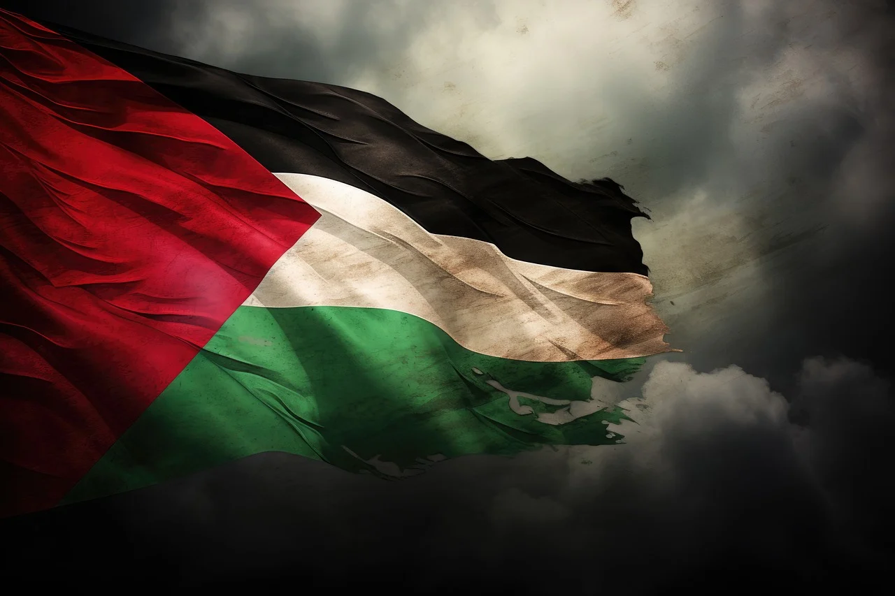 Ilustrasi bendera Palestina (SinPo.id/ Pixabay)