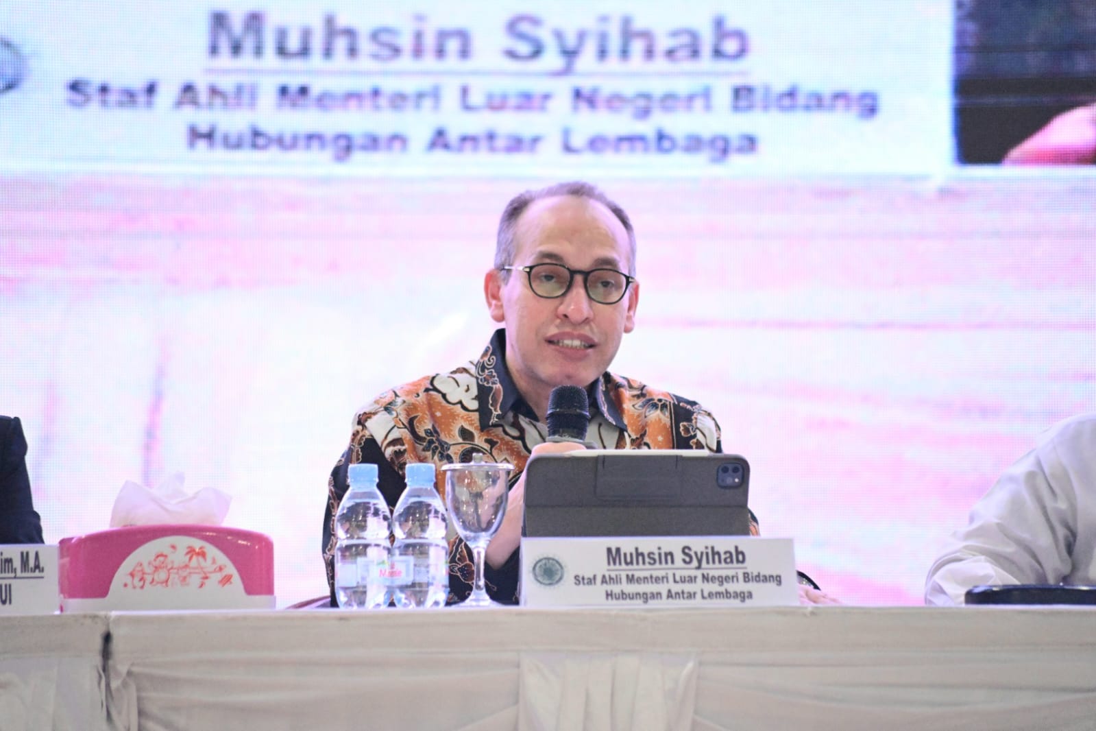 Staf Ahli Menteri Luar Negeri RI Bidang Hubungan Antarlembaga, Muhsin Syihab (SinPo.id/MUI)