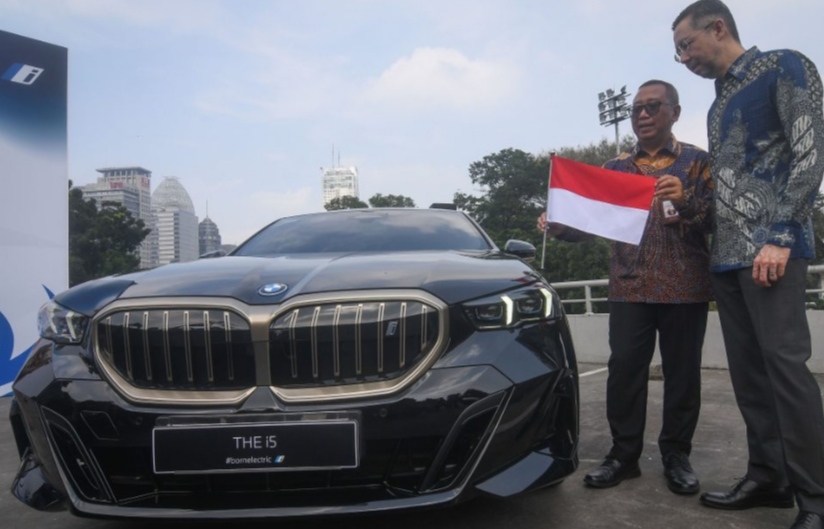 Mobil listrik pengawalan WWF ke-10 di Bali (SinPo.id/Humas Polri)