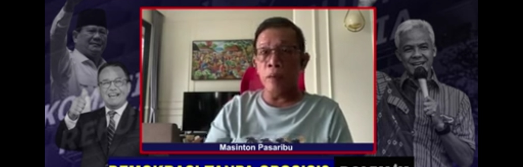 Politisi PDIP Masinton Pasaribu (SinPo.id/Tangkapan layar)