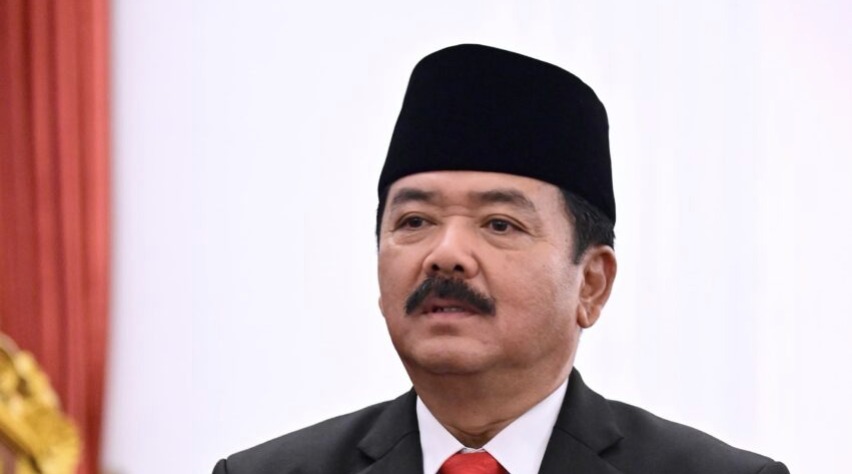 Menteri Koordinator Bidang Politik, Hukum, dan Keamanan (Menko Polhukam) Hadi Tjahjanto. (SinPo.id/BPMI Setpres)
