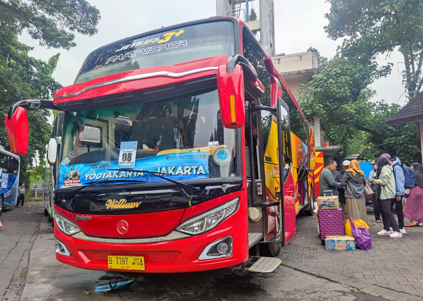 Ilustrasi Bus Mudik Gratis (SinPo.id/ Kemenhub)