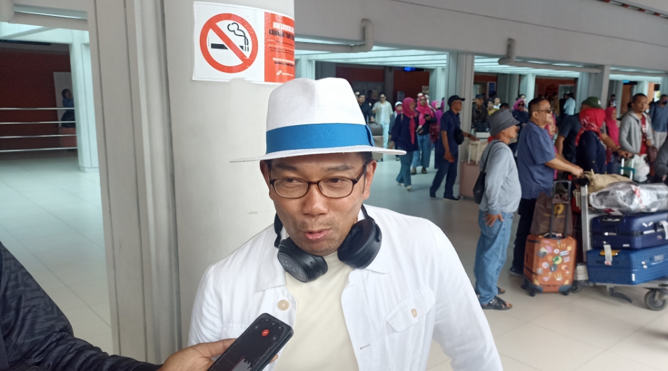 Mantan Gubernur Jawa Barat Ridwan Kamil (SinPo.id/ Sigit Nuryadin)