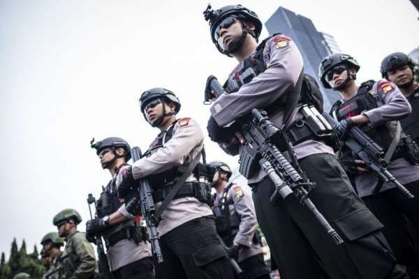 ilustrasi polisi amankan konser (SinPo.id/ Humas Polri)
