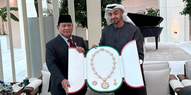 Penganugerahan Zayed Medal untuk Prabowo (Sinpo.id/Tim Media)