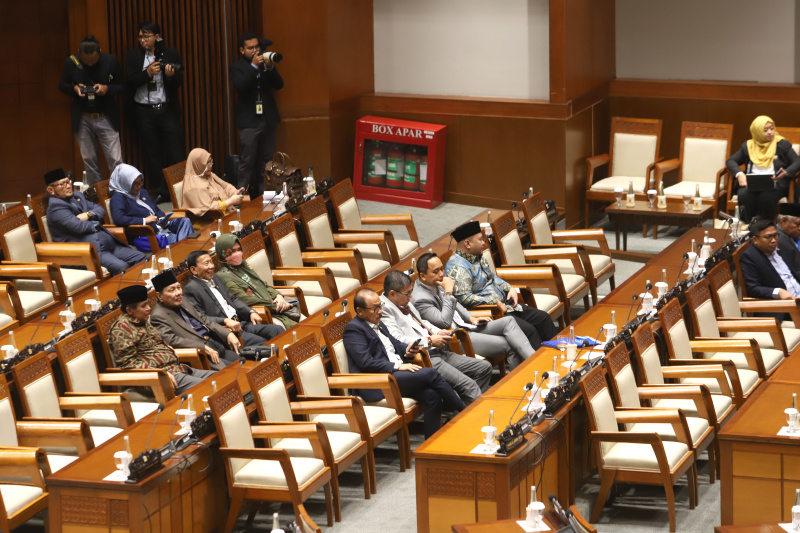 DPR RI gelar Rapat Paripurna ke-18 Masa Persidangan V Tahun 2023-2024 di Nusantara II, Kompleks Parlemen, Senayan, Jakarta. (SinPo.id/Ashar)