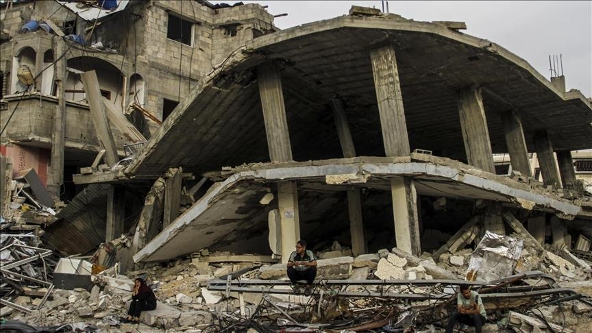 Bangunan yang rusak di Gaza (SinPo.id/ Anadolu)