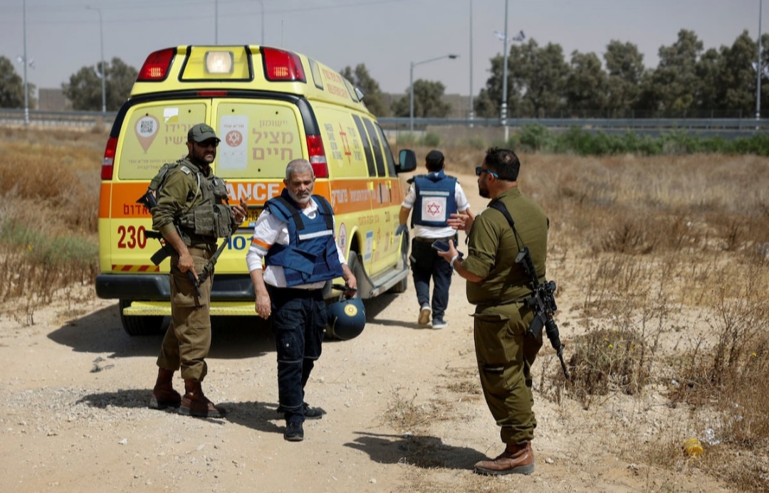 Sebanyak tiga tentara Israel tewas dalam serangan roket Hamas. (SinPo.id/Reuters)
