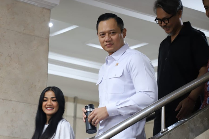 Menteri ATR/BPN Agus Harimurti Yudhoyono (AHY) (SinPo.id/Ashar)