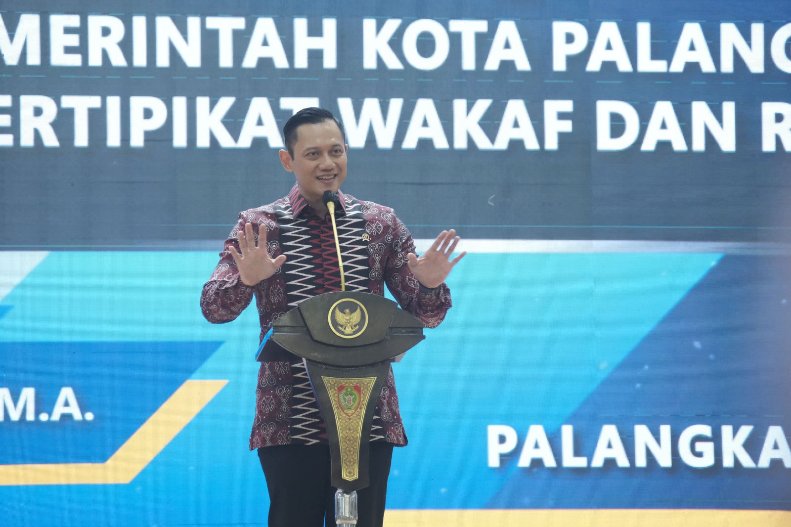 Menteri ATR/BPN Agus Harimurti Yudhoyono (SinPo.id/ Dok. ATR)