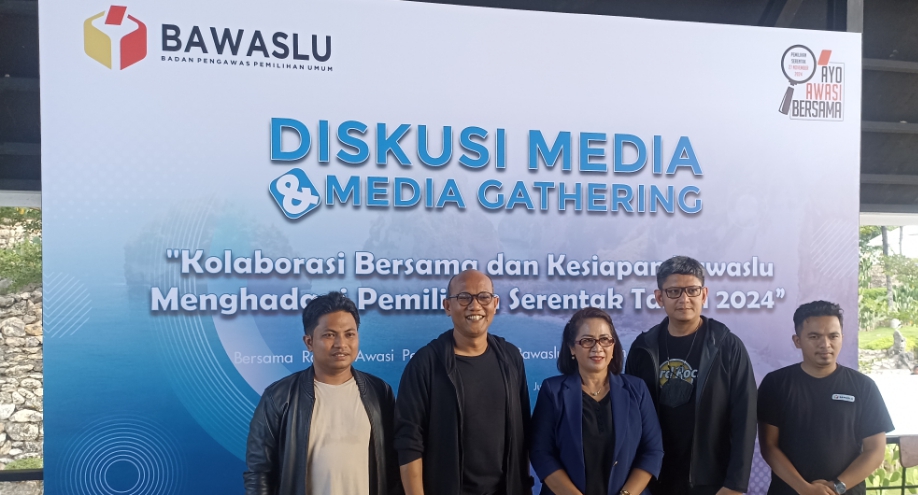 Diskusi Bawaslu Bali (SinPo.id/ Sigit Nuryadin)