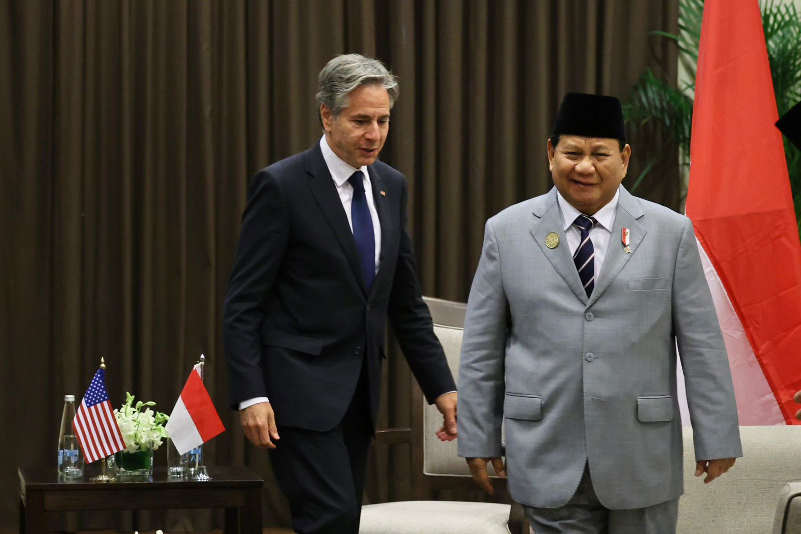 Pertemuan Prabowo dengan Anthony Blinken (Sinpo.id/Tim Media)