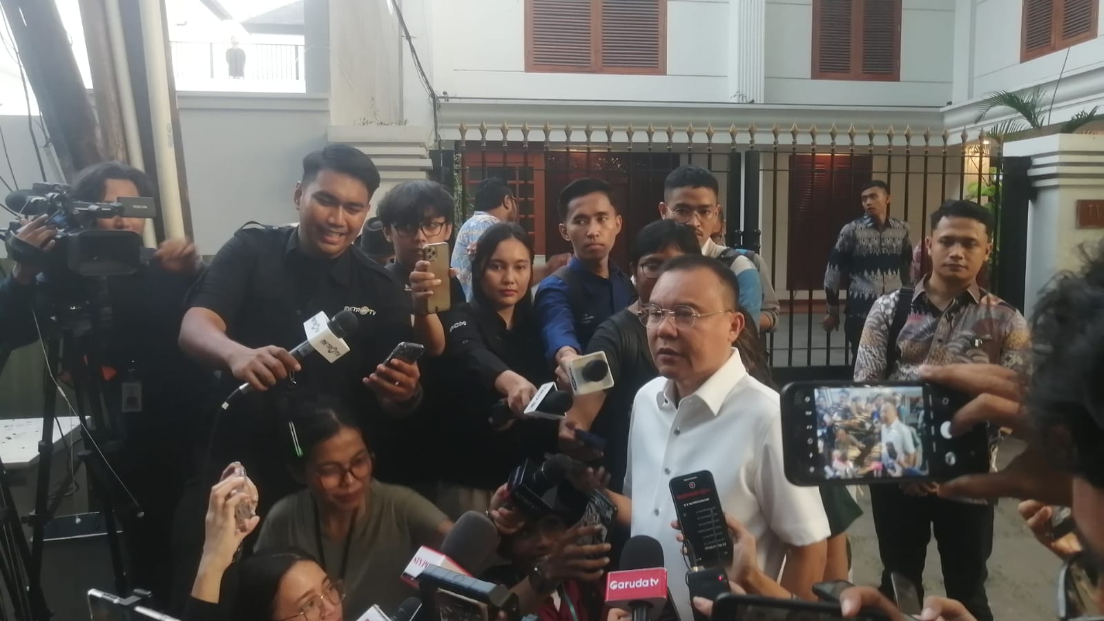 Ketua Harian DPP Partai Gerindra Dasco (SinPo.id/Tio Pirnando)