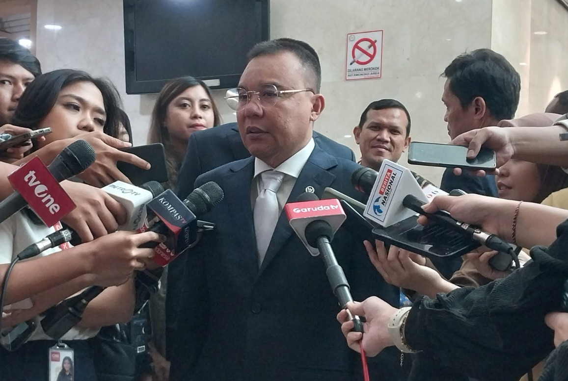 Ketua Harian DPP Partai Gerindra, Dasco. (SinPo.id/Galuh Ratnatika)