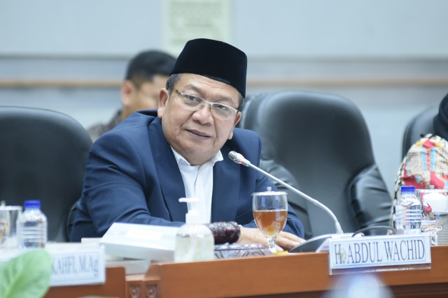 Wakil Ketua (Waka) Komisi VIII DPR RI Abdul Wachid (SinPo.id/ Parlementaria)