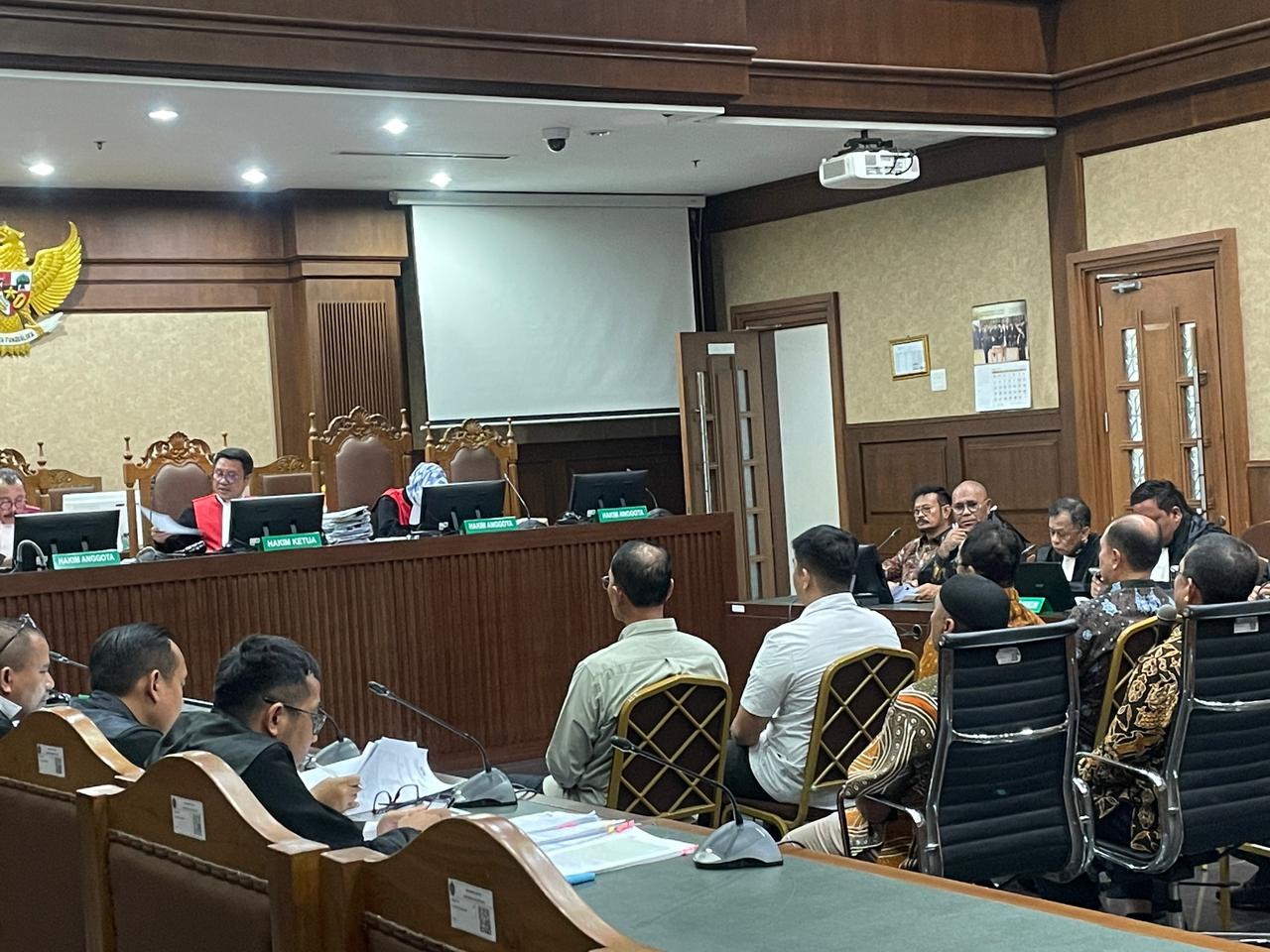 Persidangan kasus korupsi mantan Mentan SYL (SinPo.id/ David)