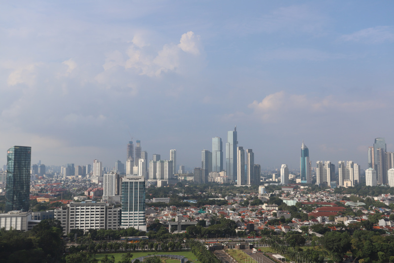Kualitas udara di wilayah Jakarta memburuk (Ashar/SinPo.id)