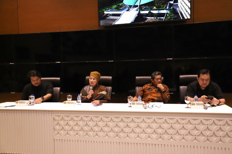 Koordinatoriat Wartawan Parlemen gelar diskusi Dialektika Demokrasi"Menakar Urgensi Pembentukan Pansus Haji 2024" (Ashar/SinPo.id)