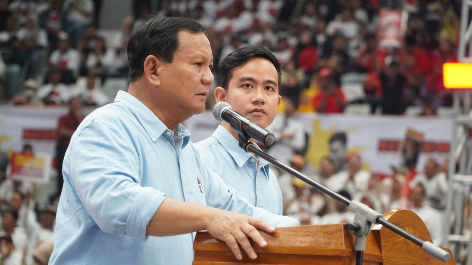 Presiden dan Wapres terpilih Prabowo Subianto dan Gibran Rakabuming (SinPo.id/ Ashar)