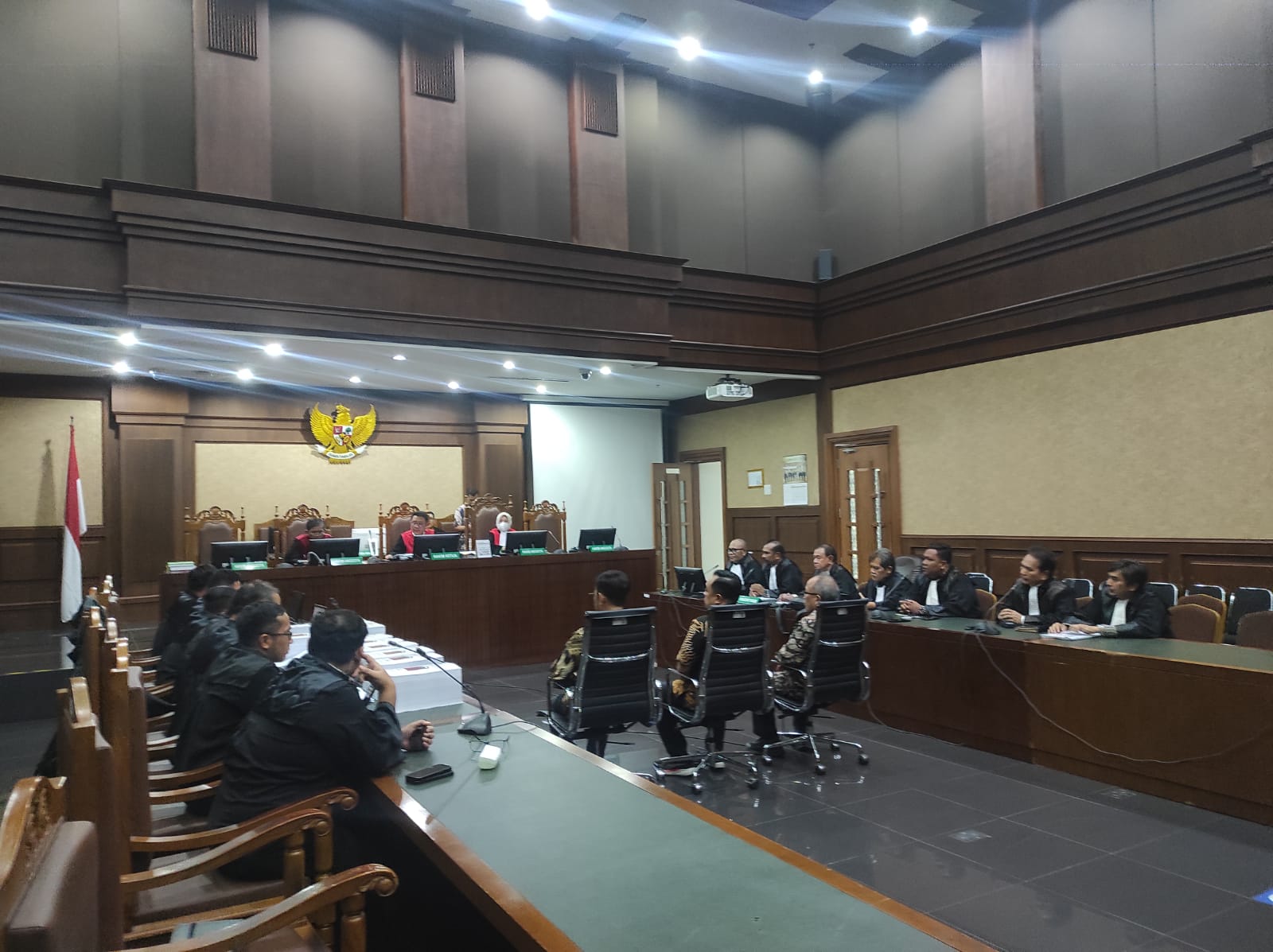 Sidang tuntutan SYL dan anak buahnya di Pengadilan Tipikor Jakarta Pusat (SinPo.id/ Ashar)