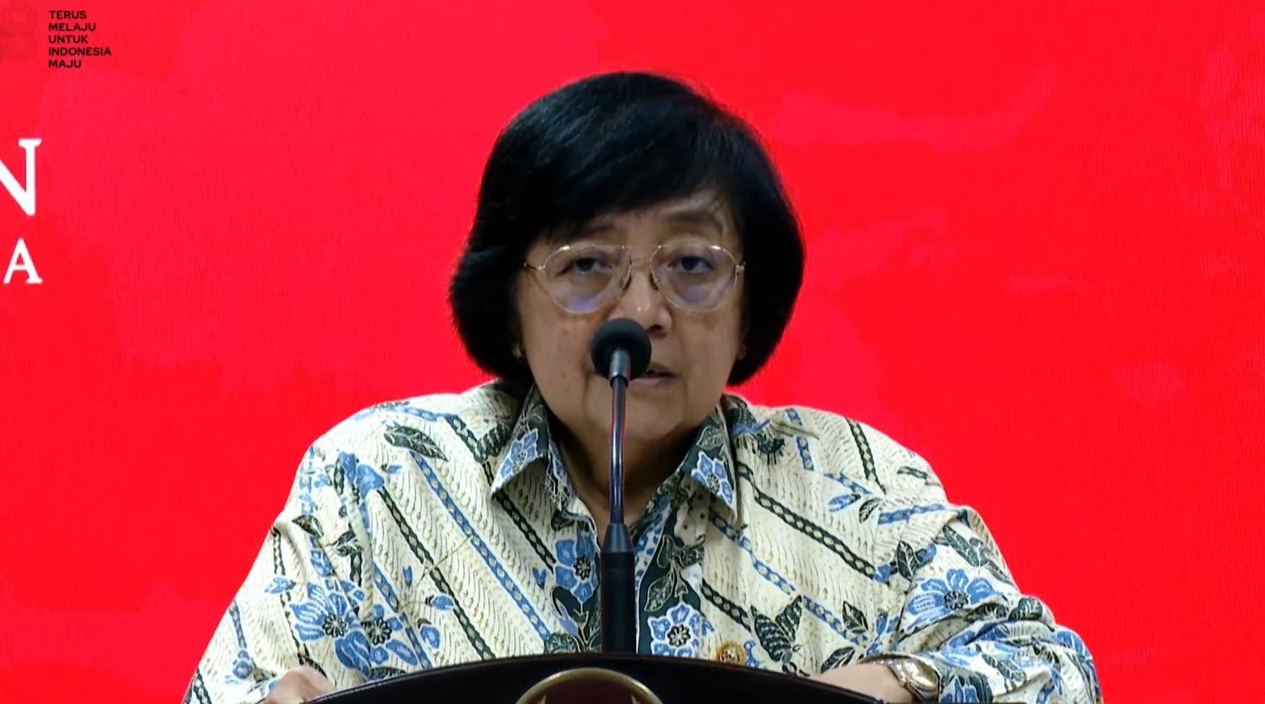 Menteri LHK Siti Nurbaya. (SinPo.id/Setkab)