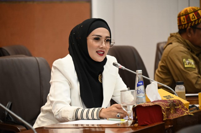 Anggota Komisi VI DPR RI Mulan Jameela (SinPo.id/ Parlementaria)