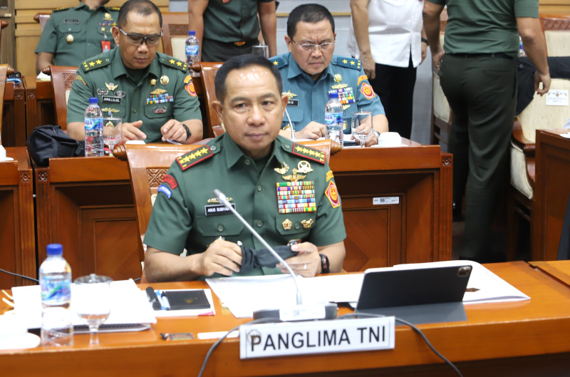 Panglima TNI Jenderal Agus Subiyanto. (Ashar/SinPo.id)
